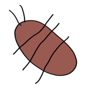 Burrowing Cockroach, part of the Explore & Develop Annandale flag. 